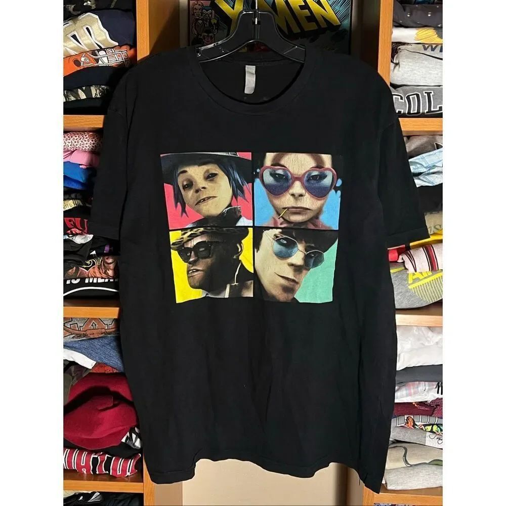 Gorillaz Humanz 2017 Tour Band Tee Large